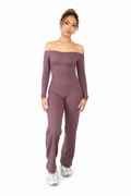 Classic Straight Leg Pants Dusty Plum LONG LENGTH
