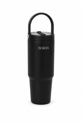 PRE-ORDER Classic Black Insulated 1L Water Bottle Tumbler