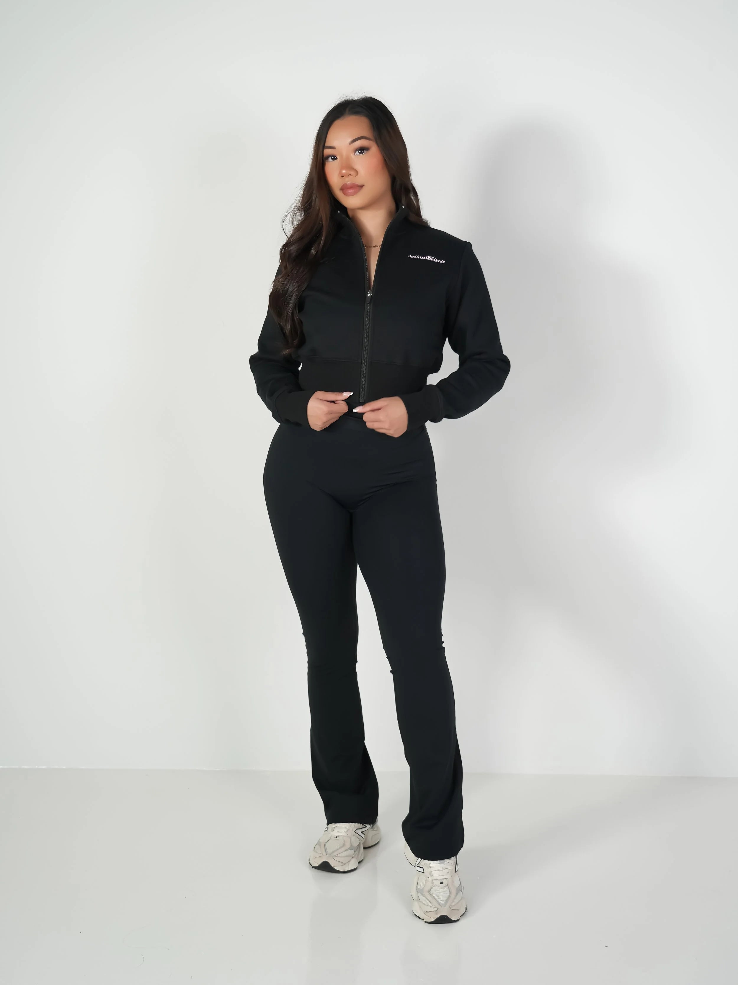 Aire Cropped Zip Up