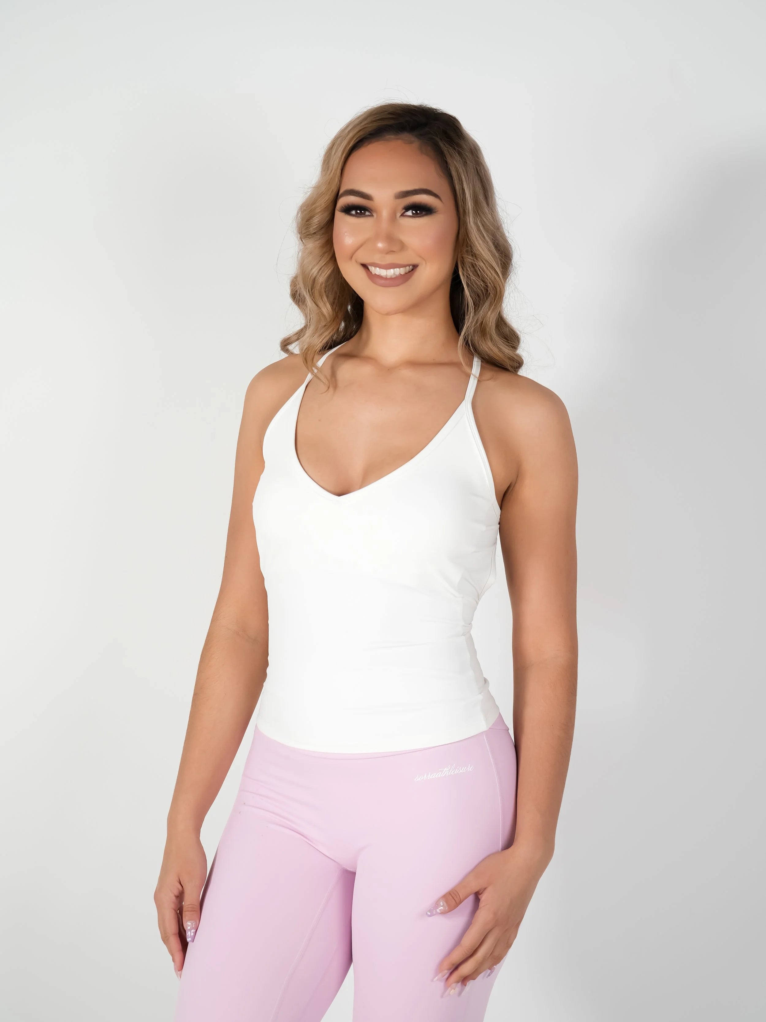 Kendall Racer Back Classic White