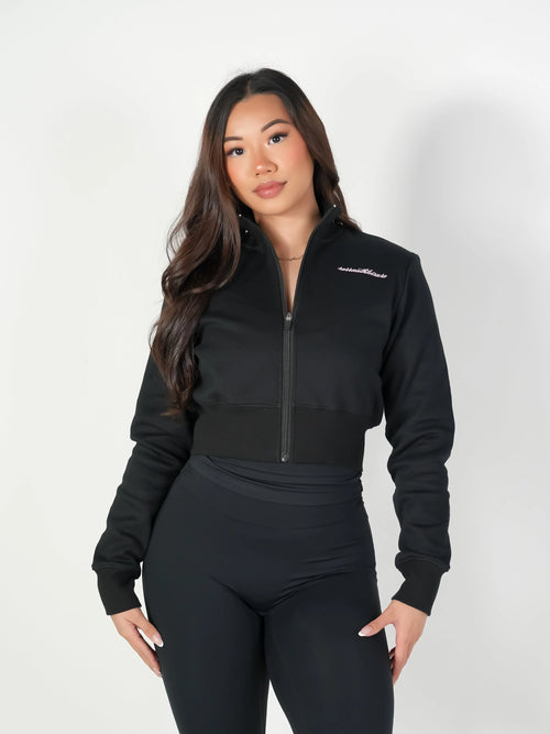 Aire Cropped Zip Up