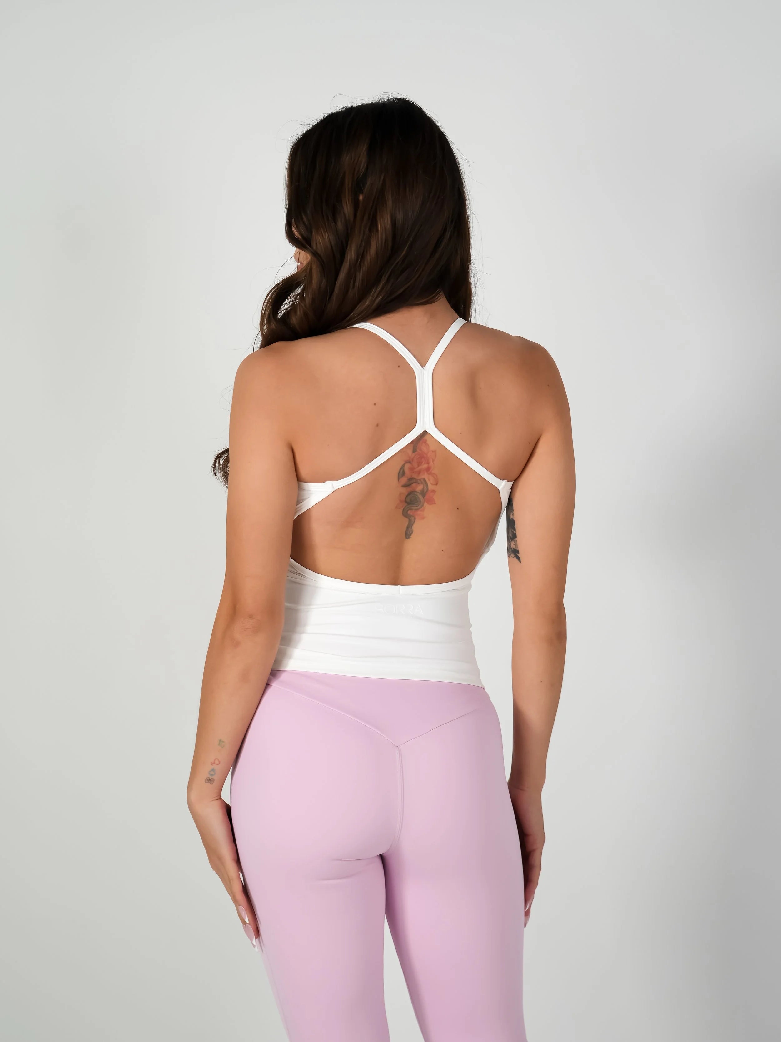Kendall Racer Back Classic White