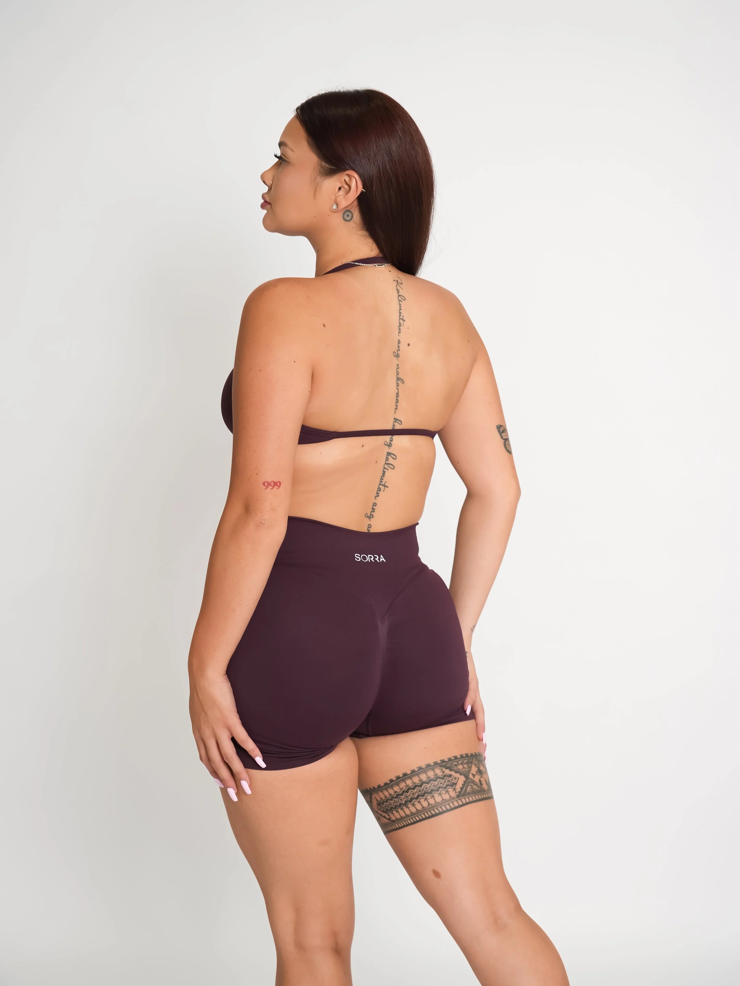 CurveContour Sculpt Shorts Smoked Plum