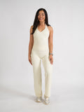 Classic Straight Leg Pants Buttercream STANDARD LENGTH