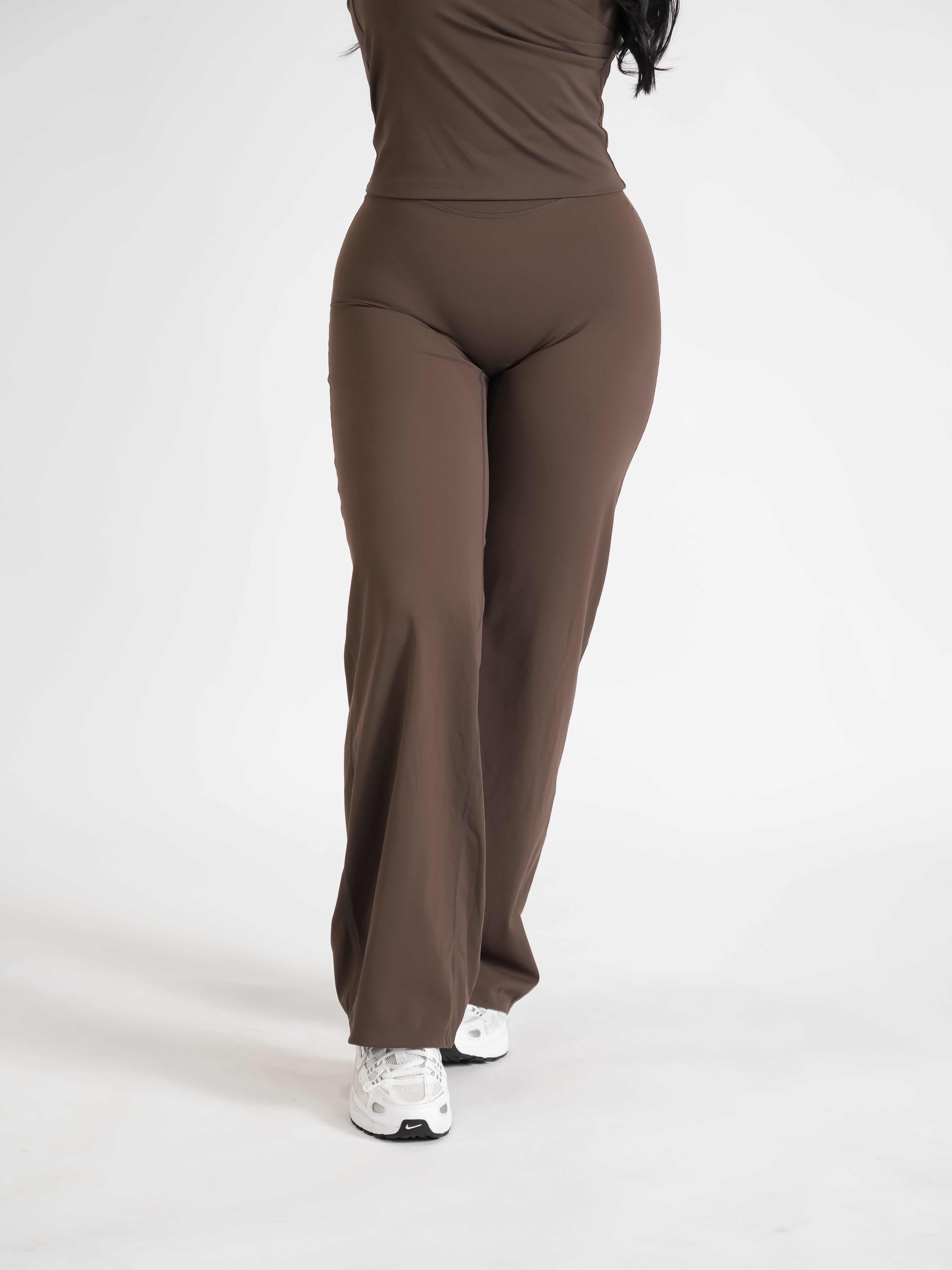Classic Straight Leg Pants Espresso LONG LENGTH