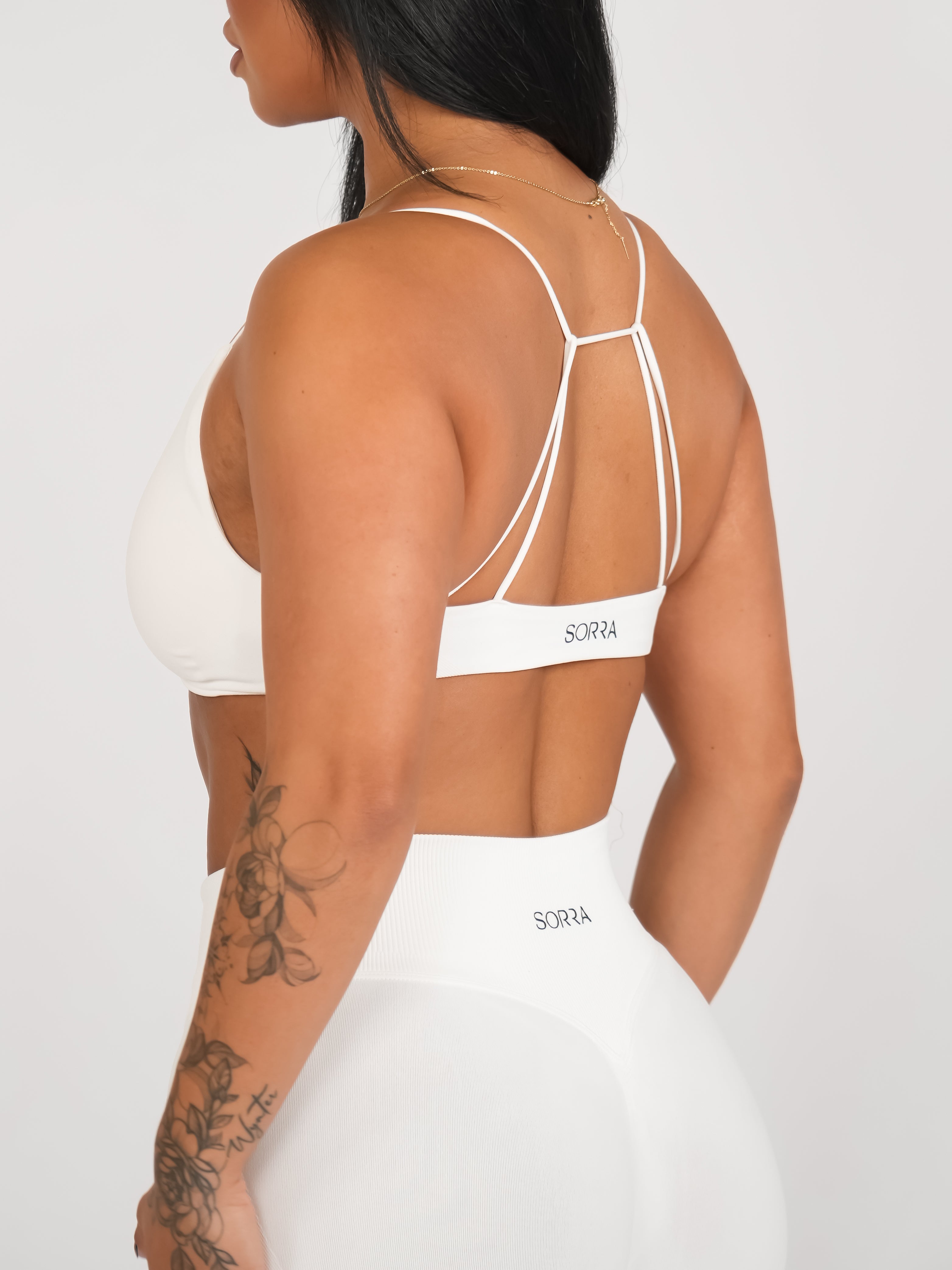 CurveContour Allure Mini Bra Classic White