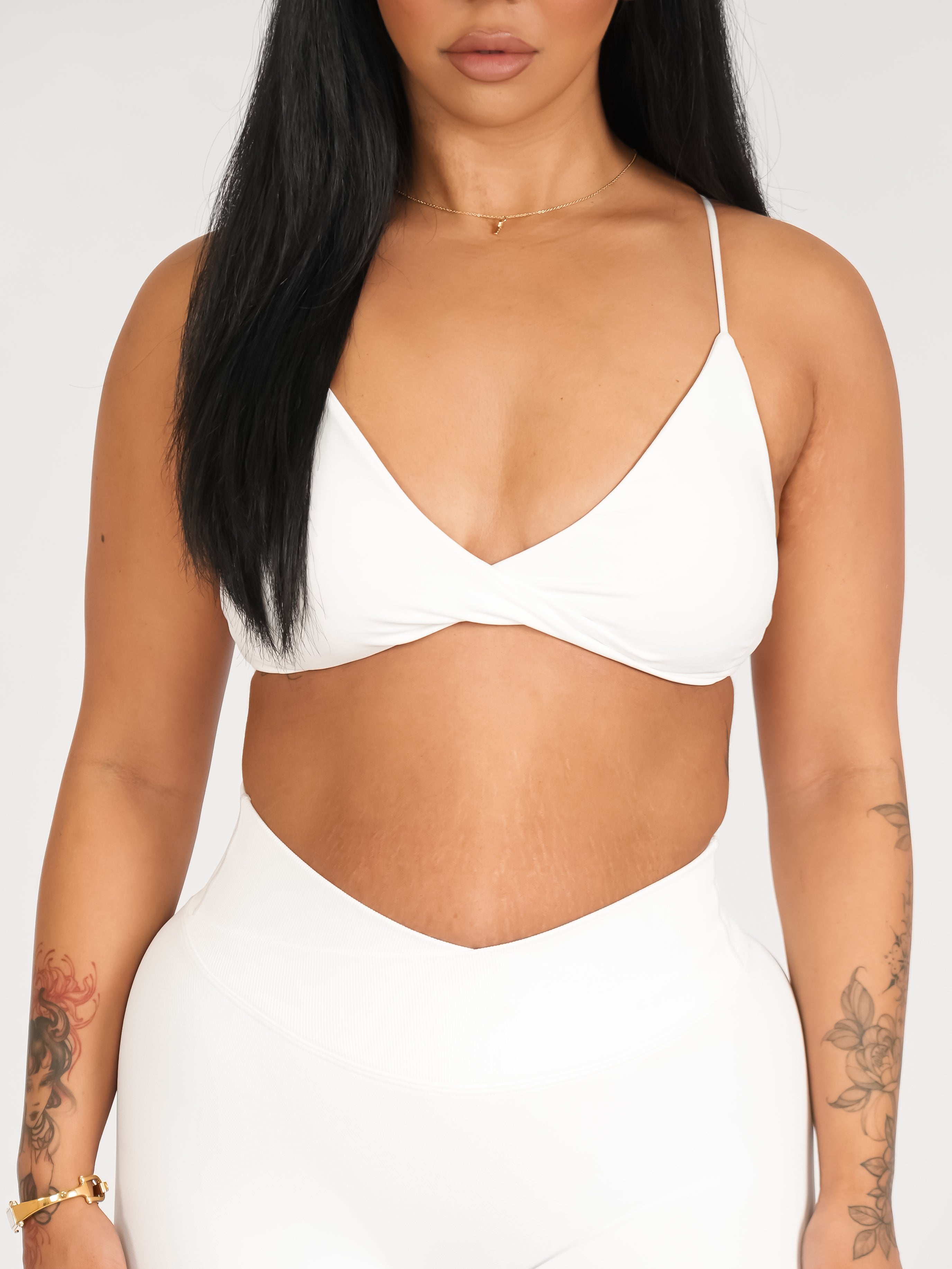 CurveContour Allure Mini Bra Classic White