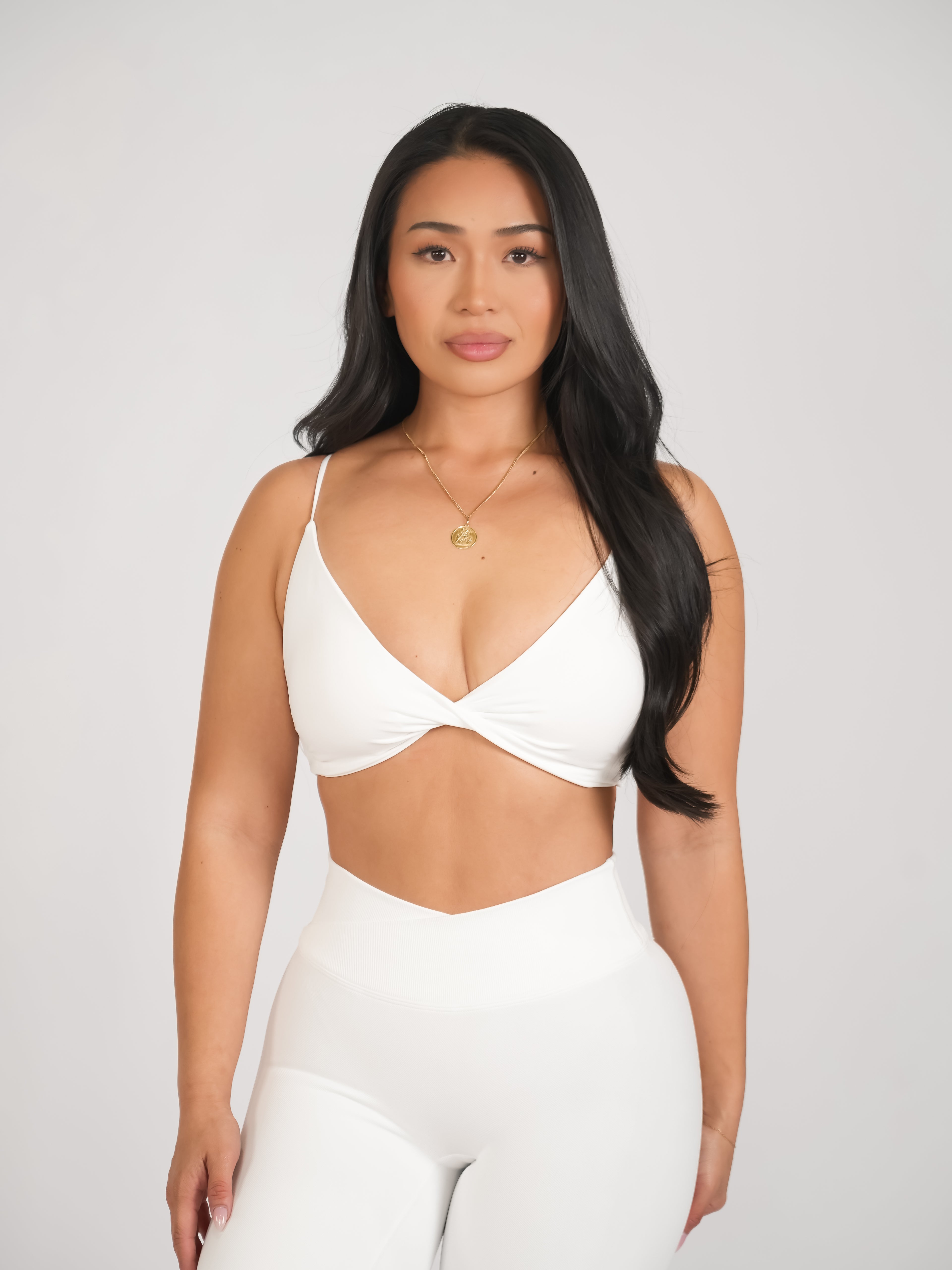 CurveContour Allure Mini Bra Classic White