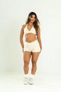 Cloud-Flex Define Non-Scrunch Shorts 3.5" Buttercream