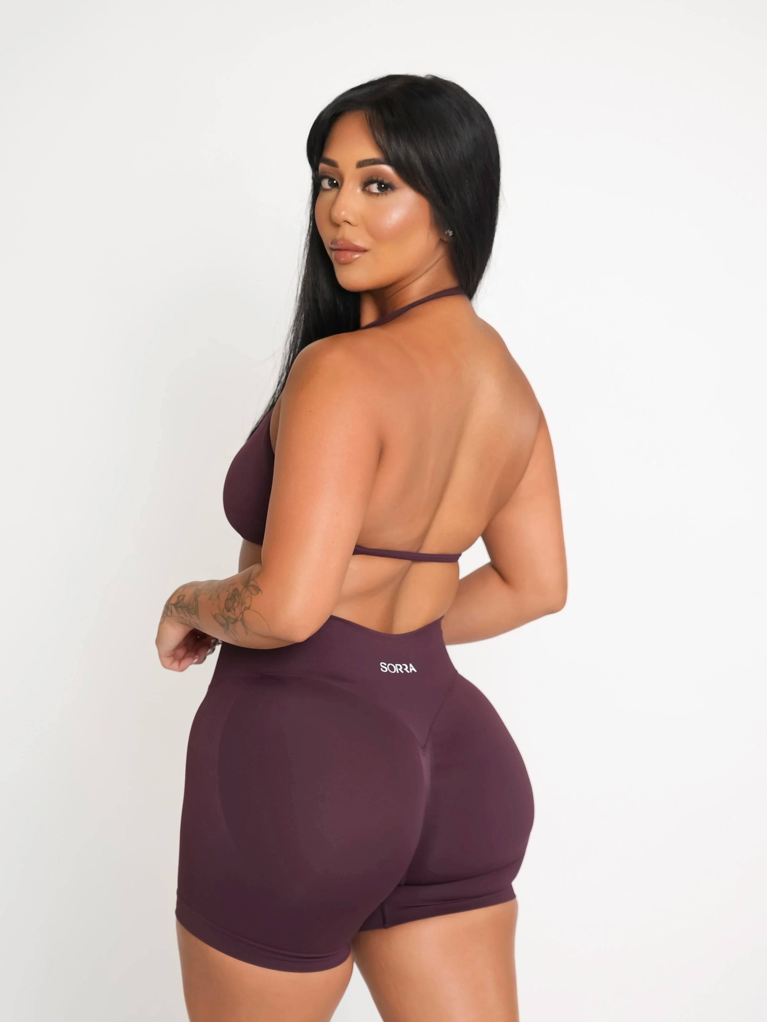 CurveContour Sculpt Shorts Smoked Plum