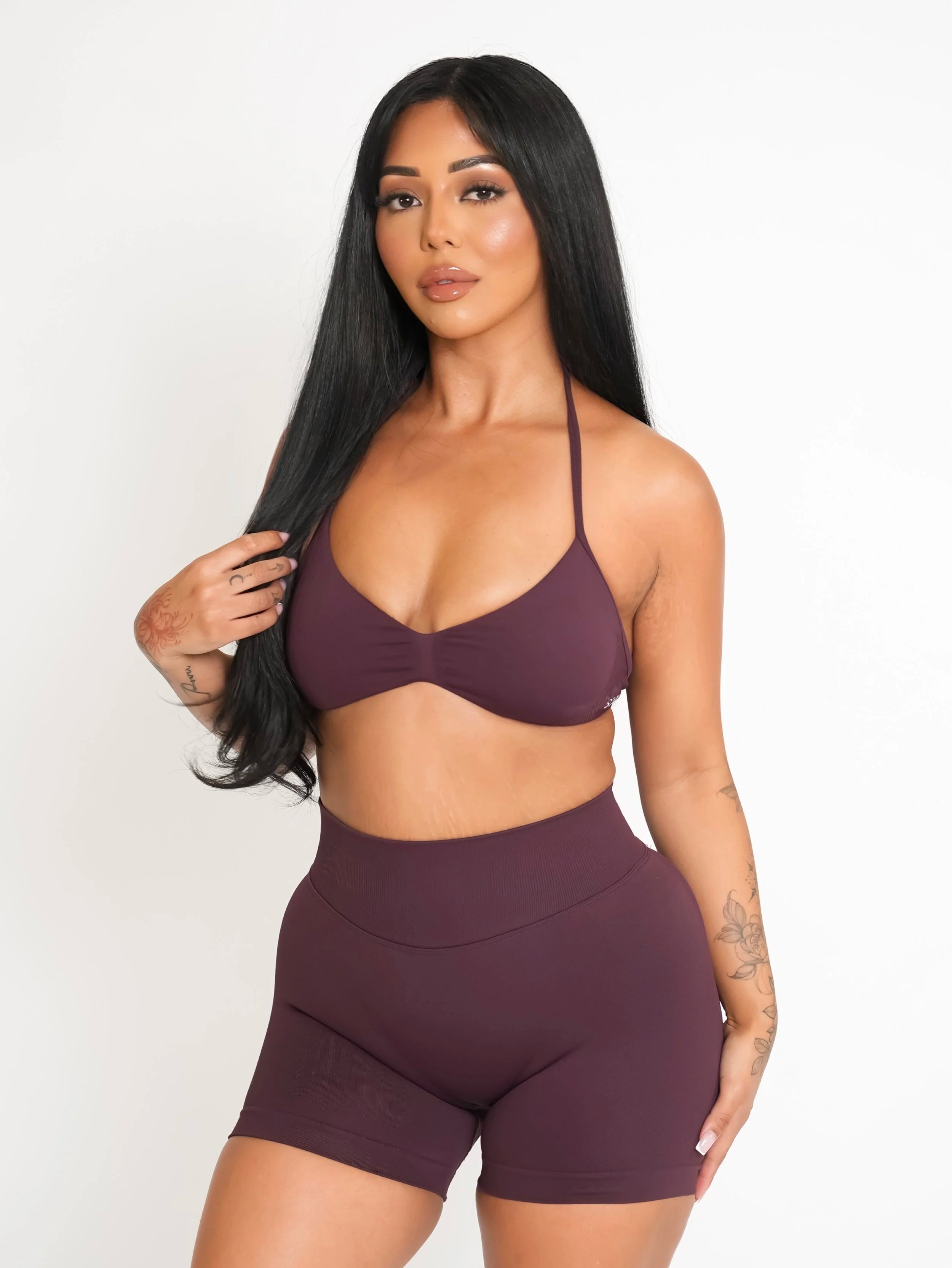 CurveContour Sculpt Shorts Smoked Plum