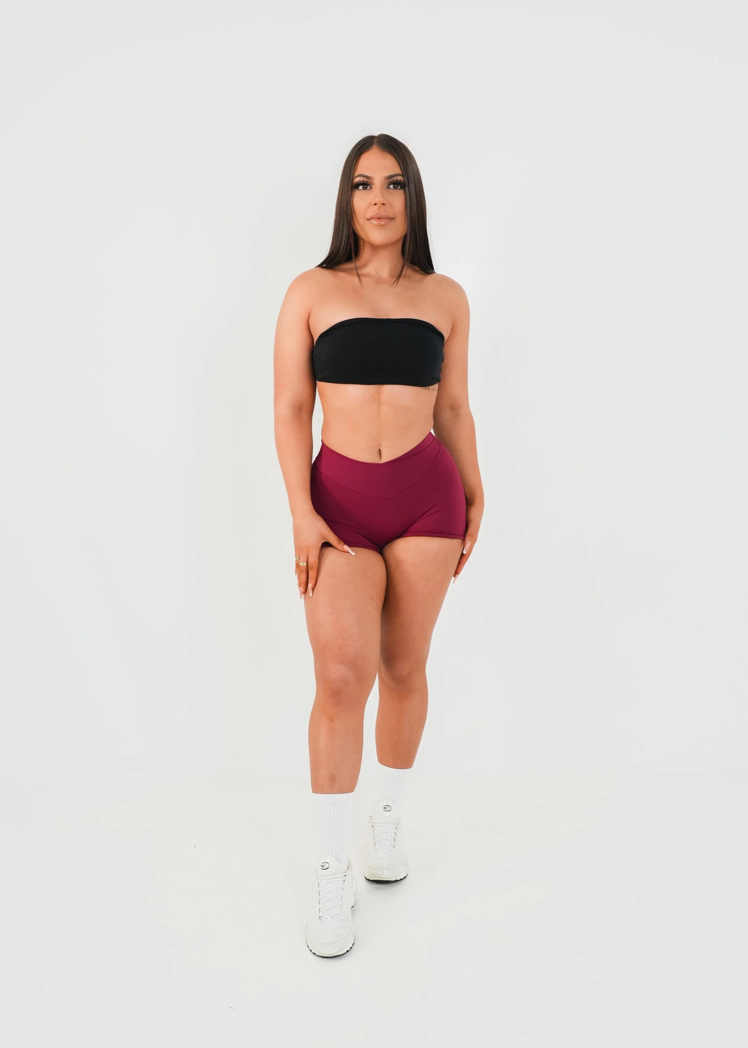 Form Mini Define Non-Scrunch Shorts 3.5" Sour Cherry