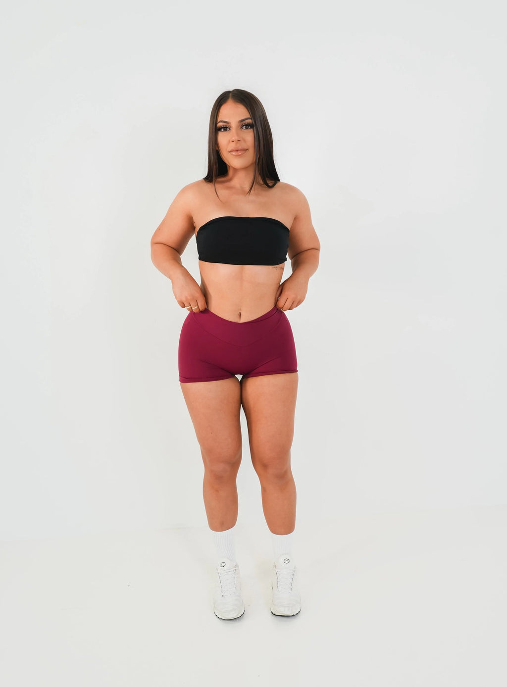 Form Mini Define Non-Scrunch Shorts 3.5" Sour Cherry