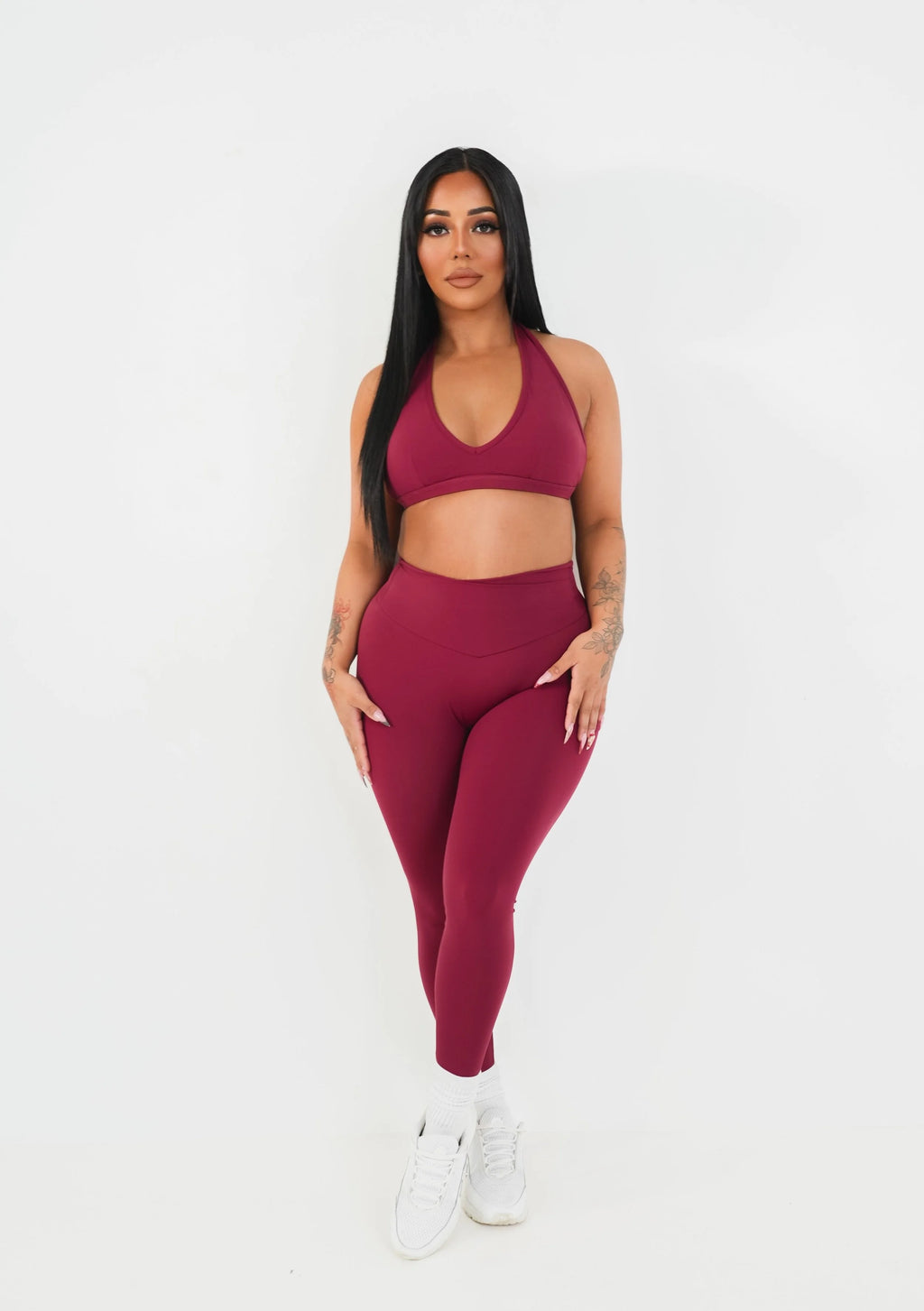Form Hybrid Scrunch Leggings Sour Cherry