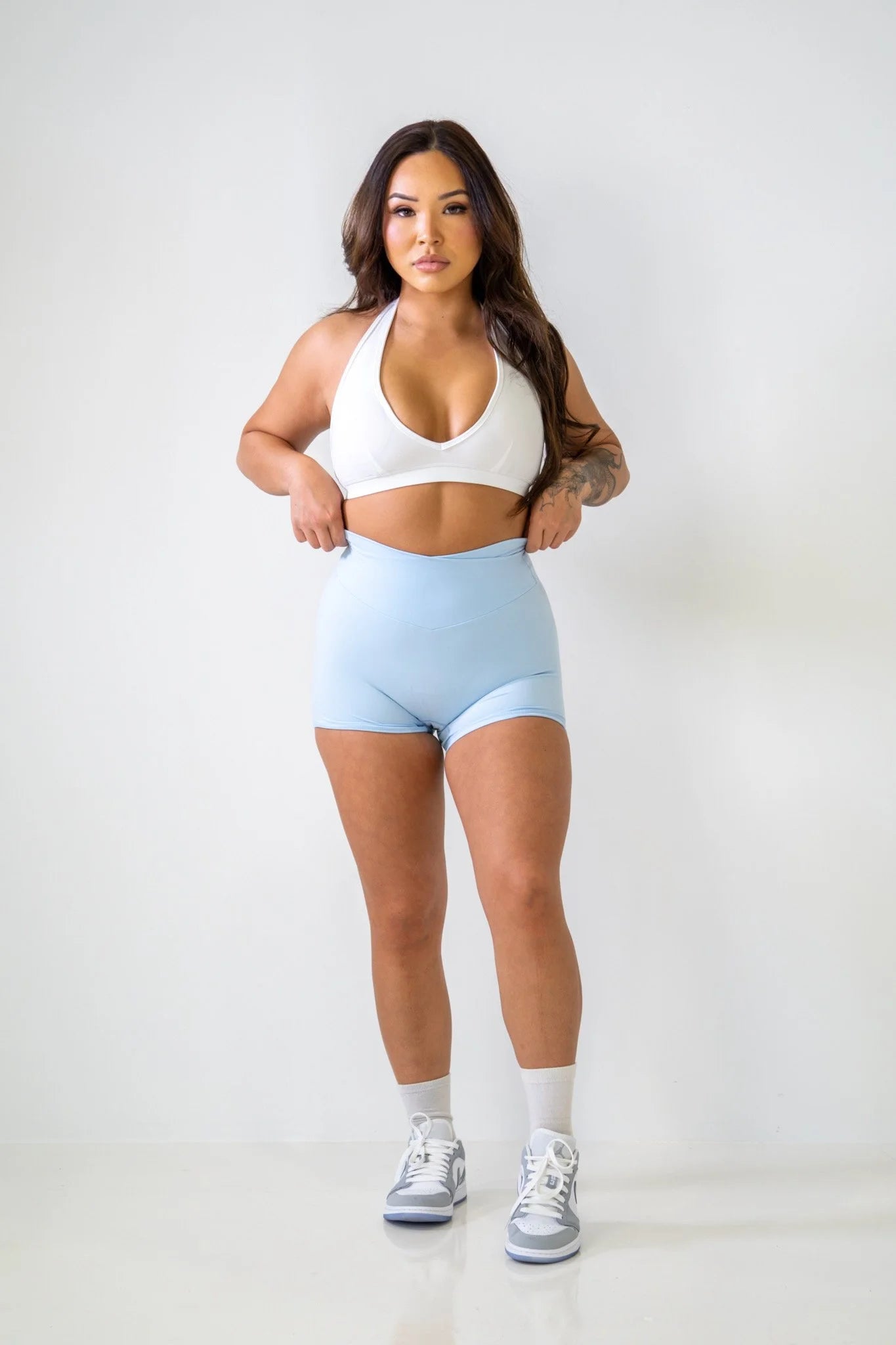 DARE Halter Bra Classic White