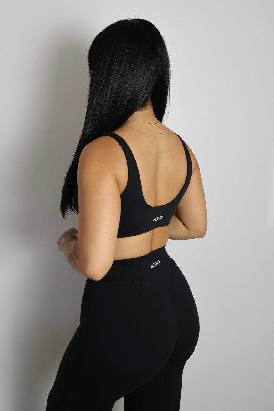 Aria Crop Classic Black