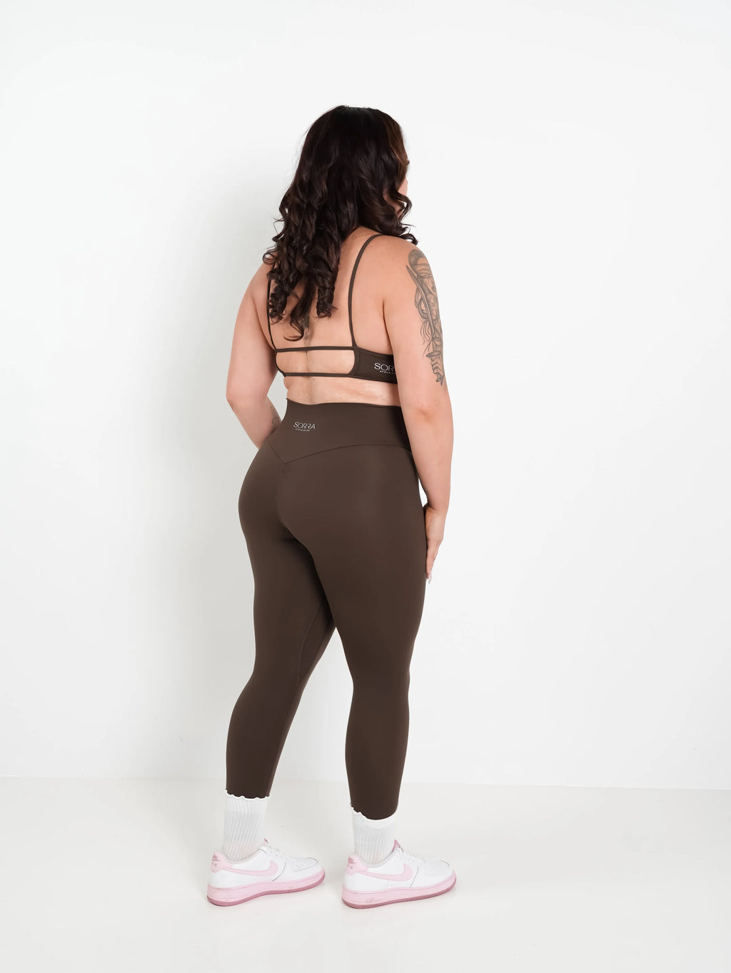 Signature Hybrid Non-Scrunch Leggings Toasted