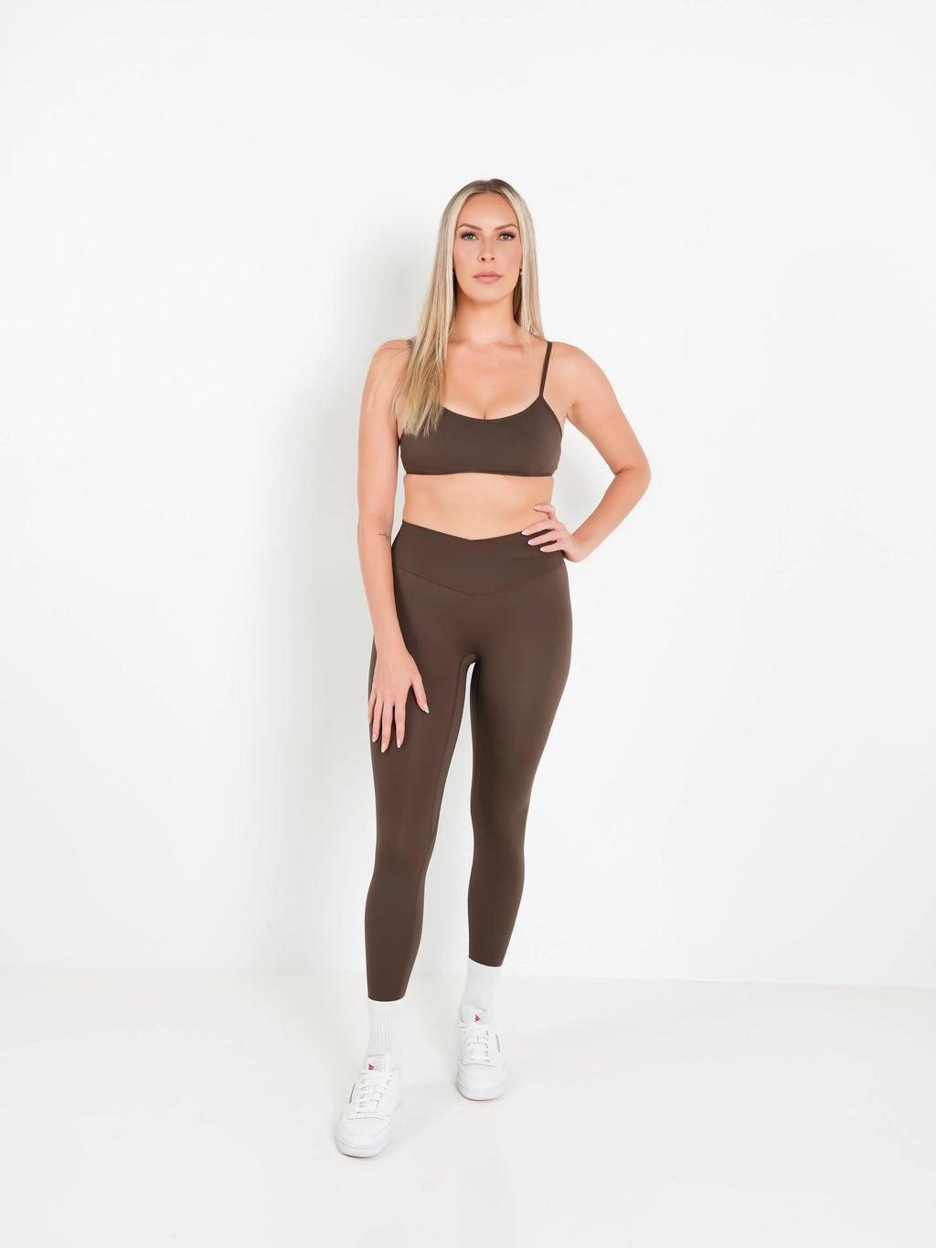 Signature Hybrid Non-Scrunch Leggings Toasted