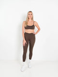 Signature Hybrid Non-Scrunch Leggings Toasted