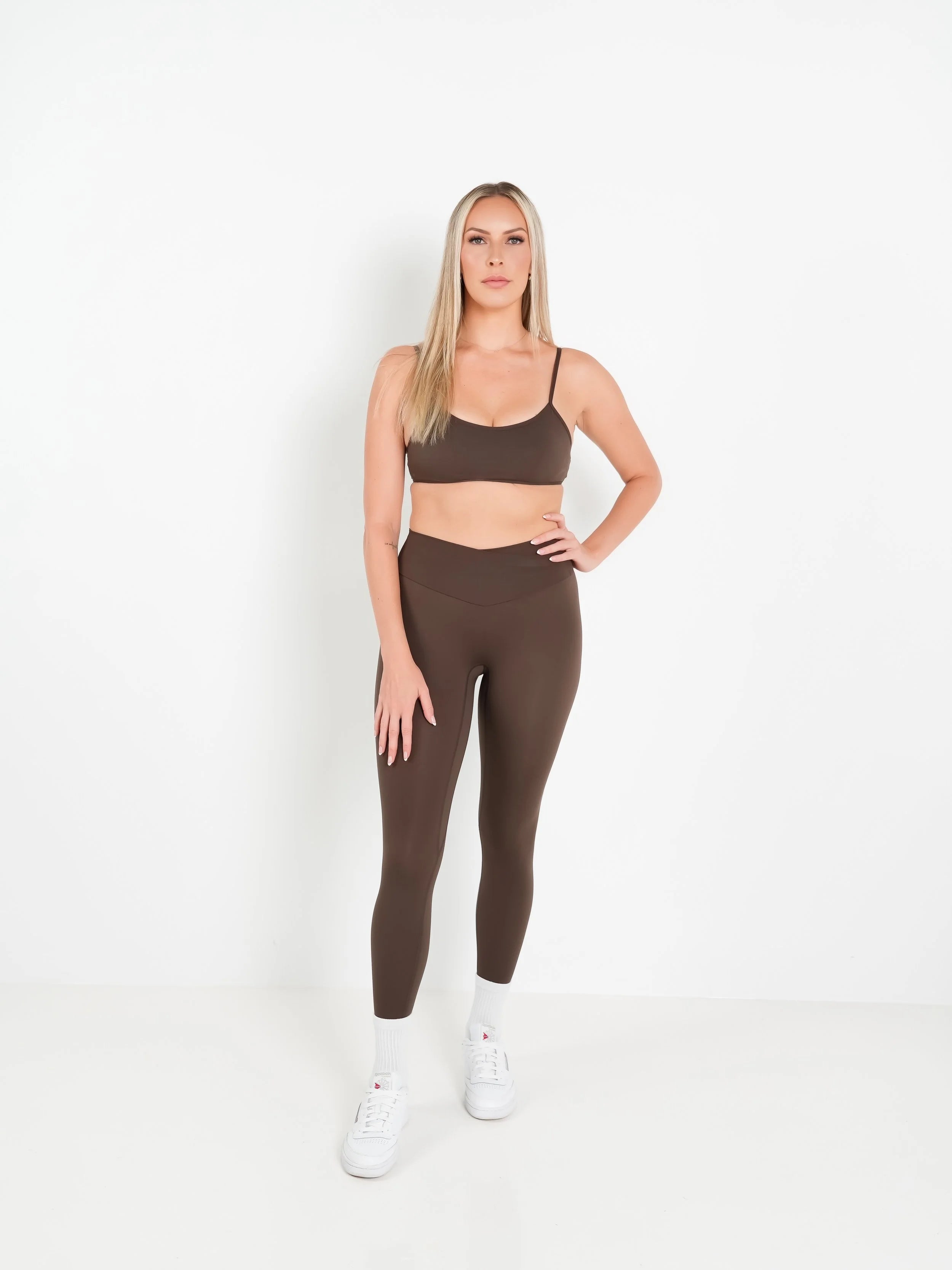 Signature Hybrid Non-Scrunch Leggings Toasted