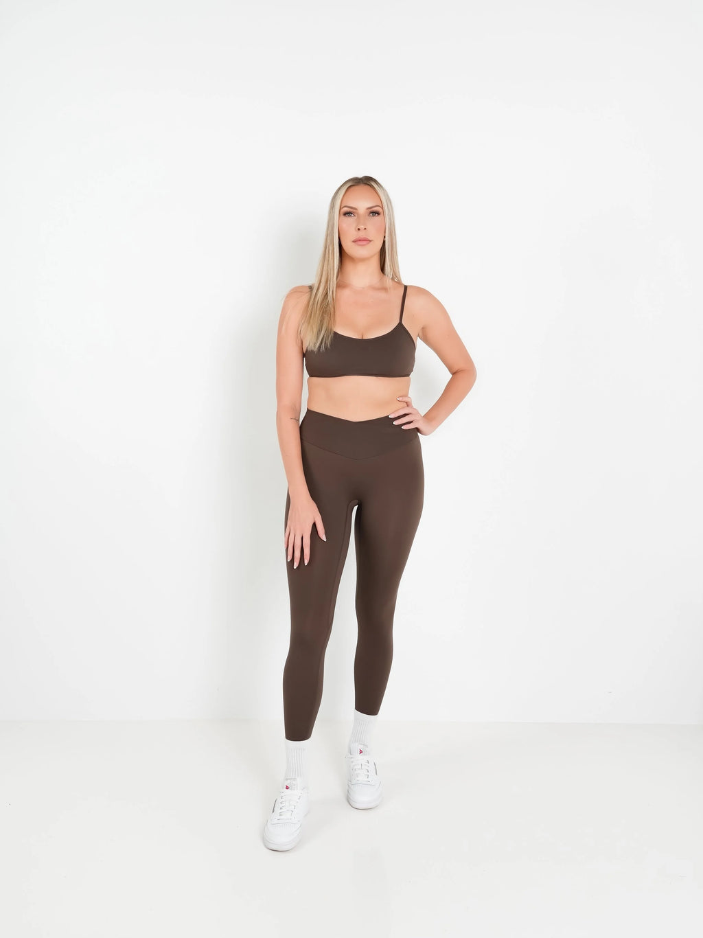 Signature Hybrid Non-Scrunch Leggings Toasted