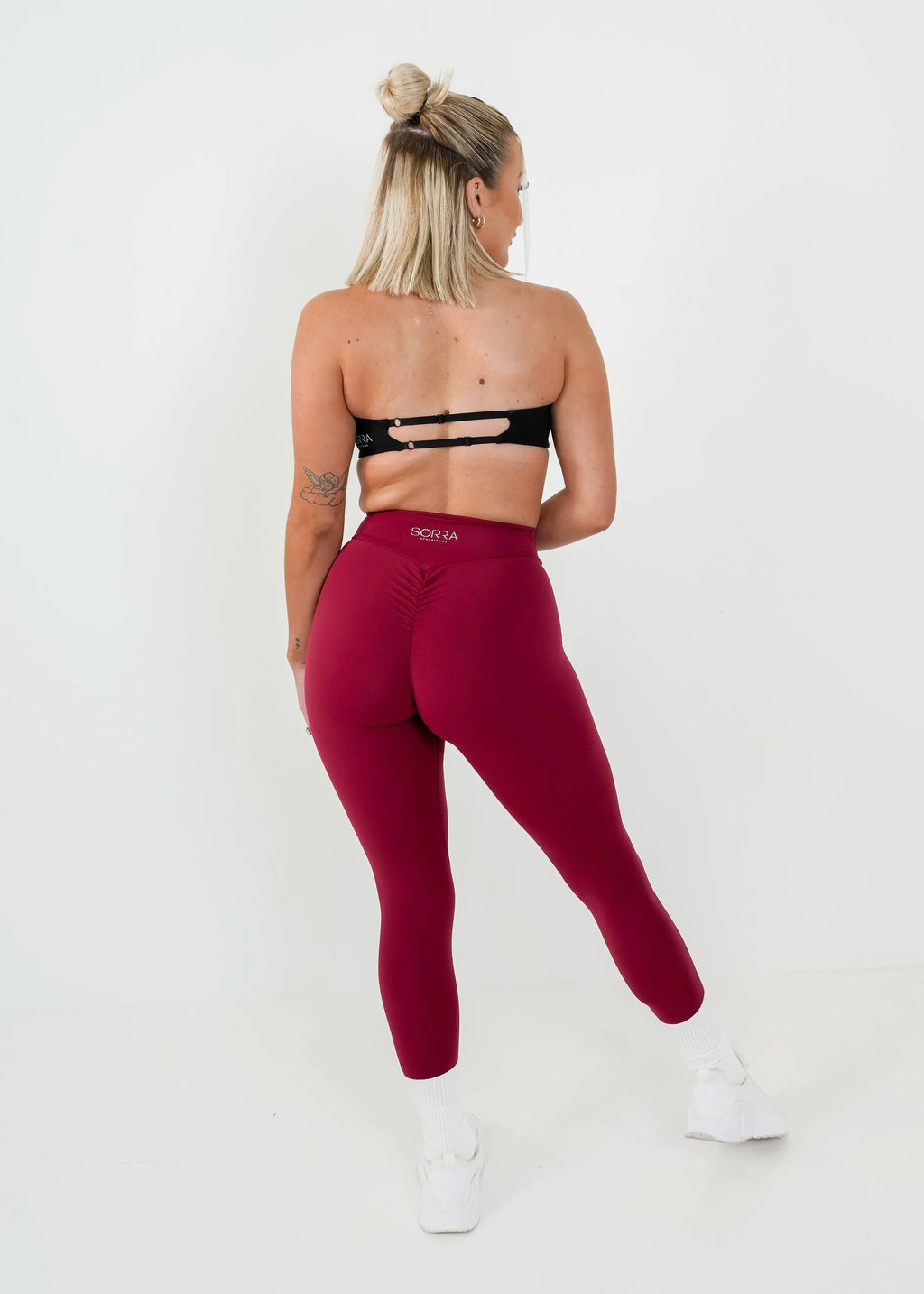 Form Hybrid Scrunch Leggings Sour Cherry