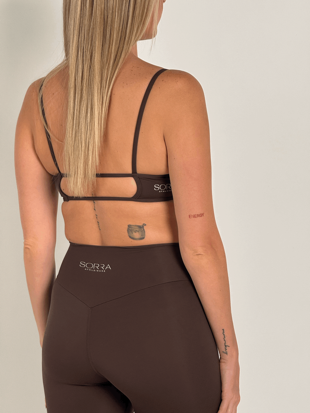 Signature Hybrid Non-Scrunch Leggings Toasted