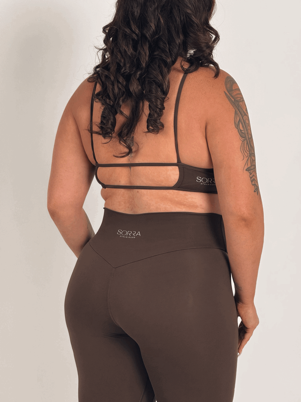 Signature Hybrid Non-Scrunch Leggings Toasted