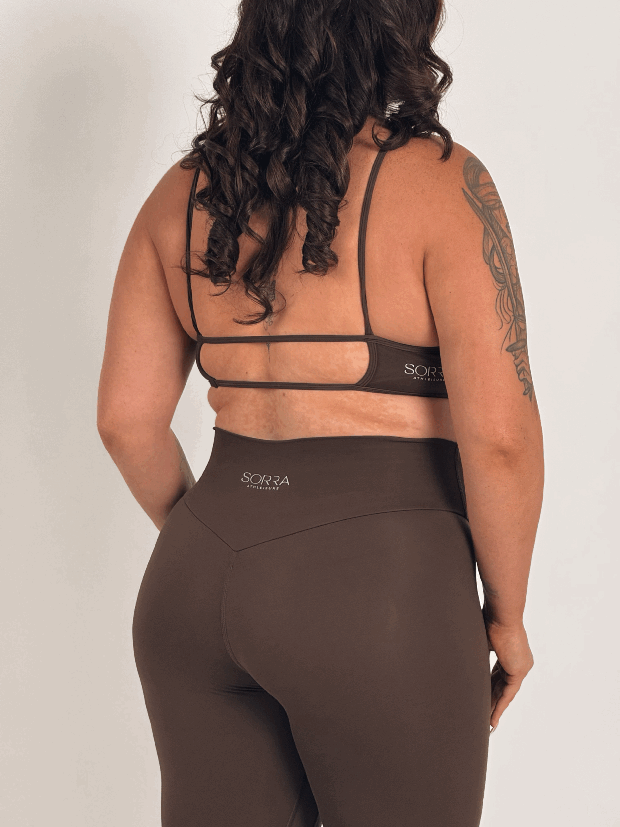 Signature Hybrid Non-Scrunch Leggings Toasted